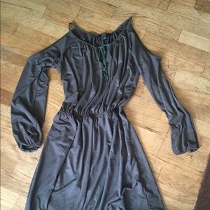 Bohemian Flowy Cold/Off the Shoulder Dress